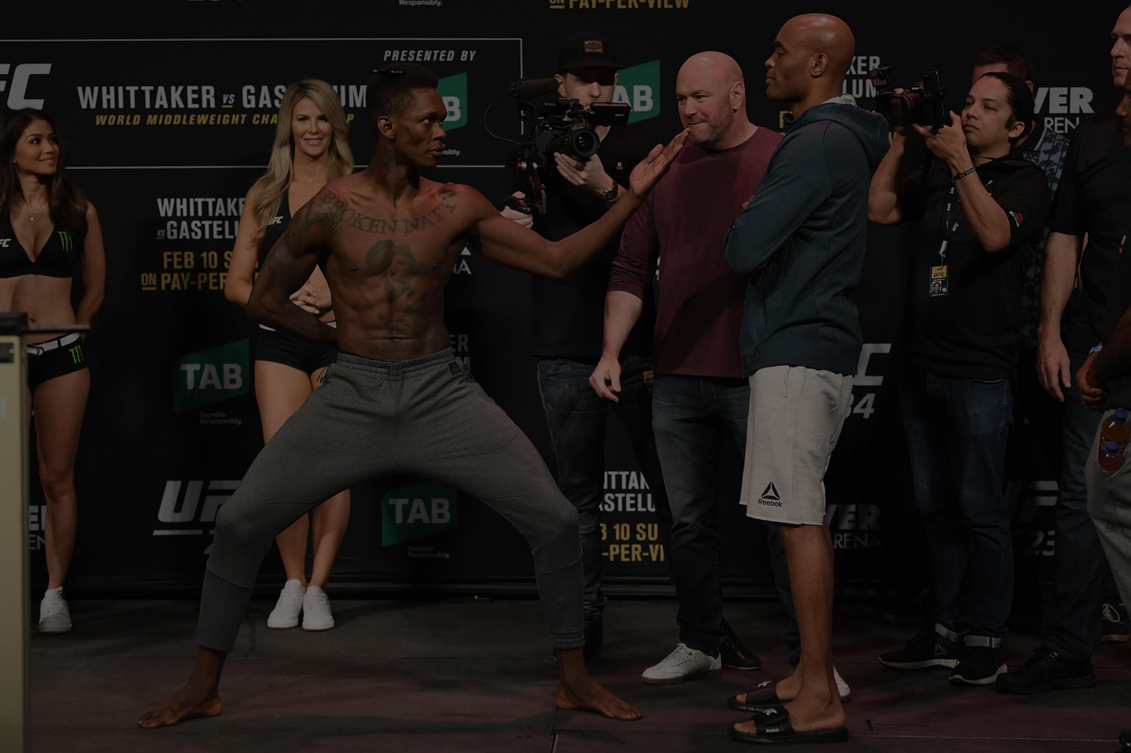 UFC 234
Adesanya
vs
Silva